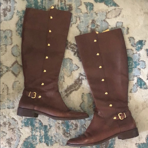 KORS Michael Kors Shoes - Kors by Michael Kors Brown leather riding boots